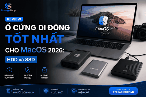 Review Ổ Cứng Di Động Tốt Nhất Cho MacOS 2026: HDD và SSD