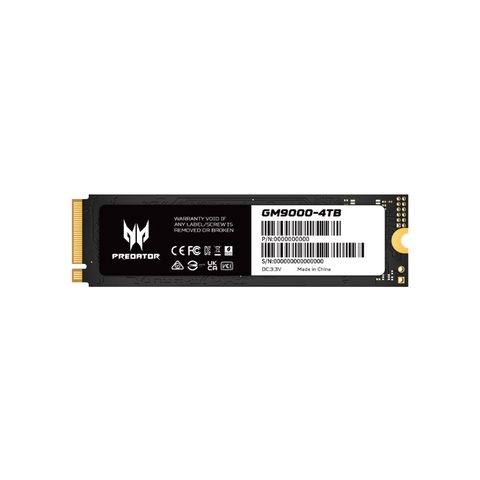 Ổ cứng Acer SSD Predator GM9000 M.2 2280 PCIe 5.0×4 NVMe 2.0