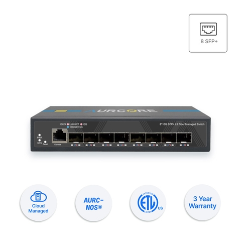 Thiết bị Switch doanh nghiệp Aurcore AES4202 8 x 10GE SFP+