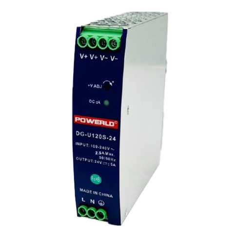 Bộ nguồn công nghiệp 120W DIN Rail Power Supply