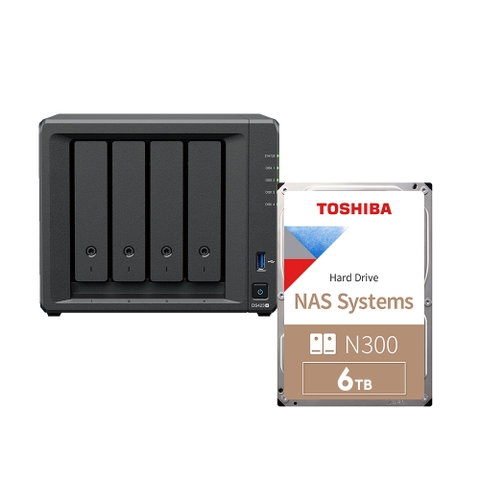 Combo thiết bị lưu trữ mạng NAS Synology DS423+ và Ổ cứng Toshiba N300