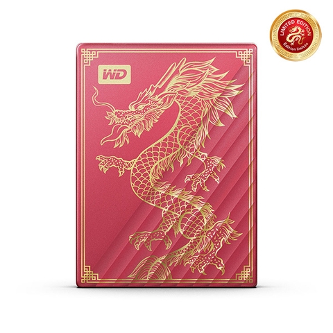 Ổ cứng di động HDD WD My Passport Ultra Dragon Limited Edition 2TB USB-C