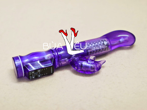 Dương vật giả rung xoay bi đầu cong 12 chế độ