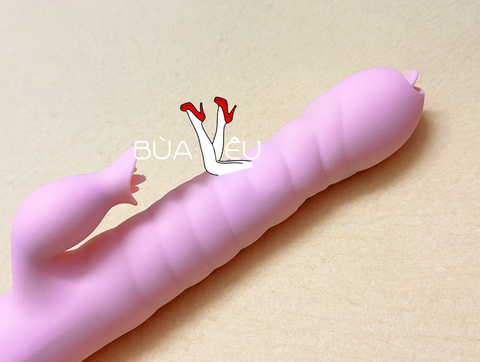 Lưỡi masage điểm G Sweet rung thụt, phát nhiệt pin sạc