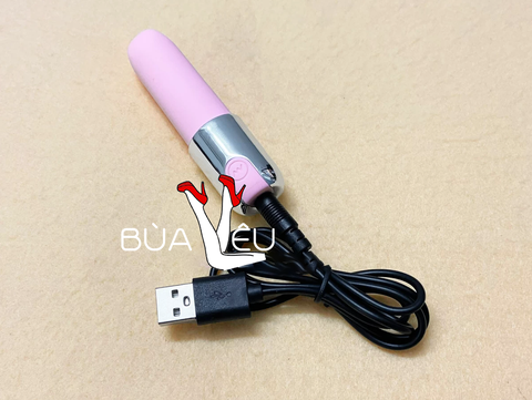 Trứng rung tình yêu hình thỏi son pin sạc
