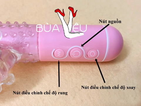 Dương vật giả rung xoay đa năng LOTUS