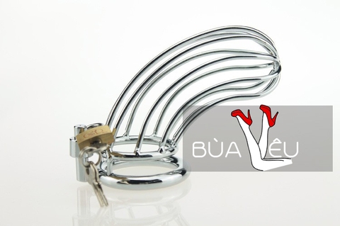 Dụng cụ bạo dâm khóa dương vật inox