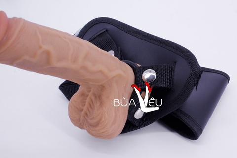Dương vật giả có dây đeo pin sạc điều khiển từ xa