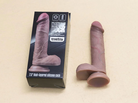 Dương vật giả có đế Lovetoy Nature Cock không rung