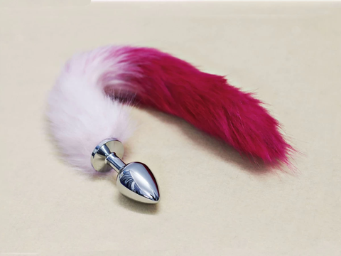 Dụng cụ kích thích hậu môn đuôi chồn hồng