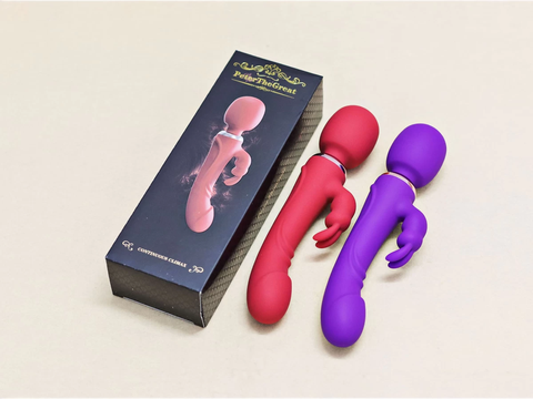 Máy mát xa kết hợp dương vật giả đa năng Peter The Great rung nhiều chế độ