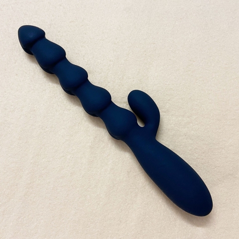 Máy rung mát xa hậu môn 2 nhánh pin sạc