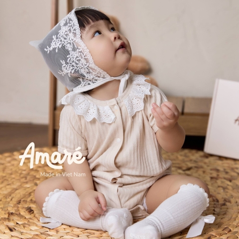 Bodysuit đùi cổ cách điệu cho bé gái Floral (0M-24M)
