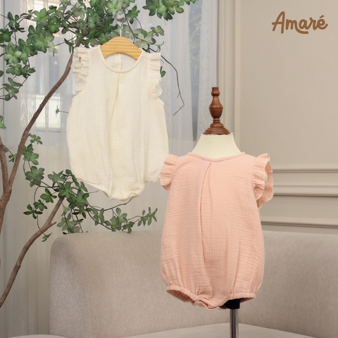 Bodysuit cách điệu ren cho bé gái Lilac (0M-24M)