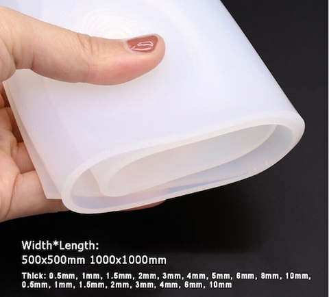 Tấm silicone Chịu Nhiệt Từ 1mm, 2mm, 5mm đến 10mm