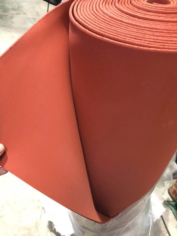 Tấm cao su silicon xốp đỏ dày 3mm, 5mm, 8mm, 10mm