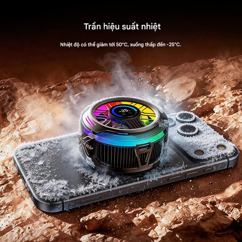 Black shark 6 Pro | Quạt tản nhiệt sò lạnh từ tính cho điện thoại và máy tính bảng cao cấp