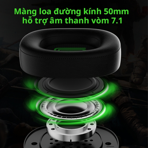 Tai Nghe Gaming Chụp Tai Piva A100 Tai nghe chuyên Game có Micro khử tiếng ồn, đệm tai nam châm dễ dàng tháo lắp