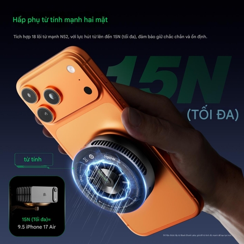 Sạc không dây kiêm quạt tản nhiệt sò lạnh Blackshark sạc tối đa 25W
