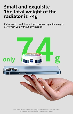 Piva B3 | Quạt tản nhiệt sò lạnh thế hệ mới làm lạnh đóng băng hỗ trợ tăng fps gaming liên quân PUBG Fps