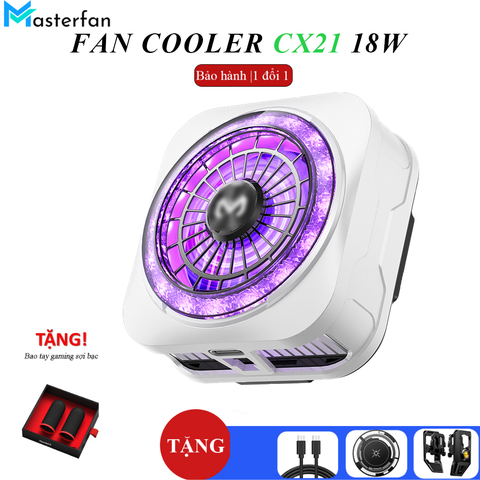 Quạt tản nhiệt sò lạnh làm mát nhanh MEMO CX21 công suất 18w bề mặt làm mát lên tới 18cm2