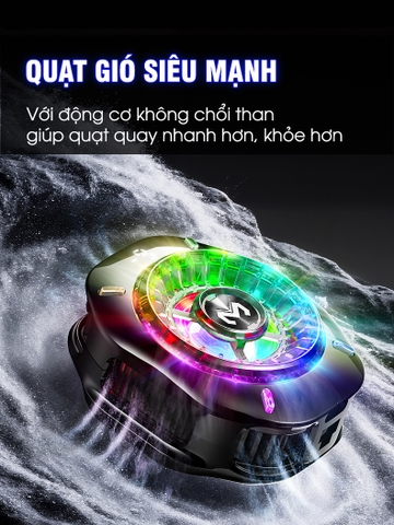 MEMO CX10 Pro Ai | Quạt tản nhiệt sò lạnh cho điện thoại chơi game PUGB