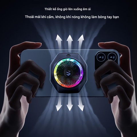 Black shark Funcooler 5 Pro | Quạt tản nhiệt sò lạnh từ tính cho điện thoại và máy tính bảng cao cấp