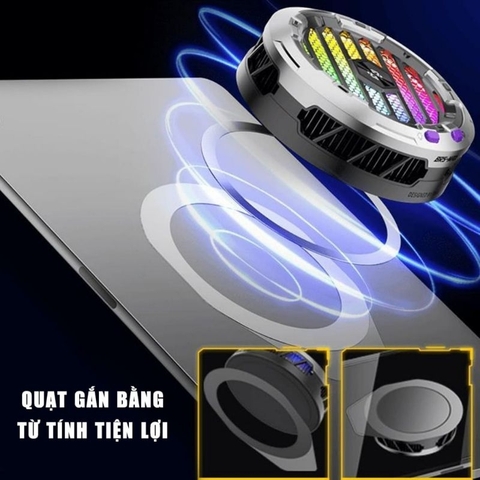 PIVA BR5 Max | Quạt Tản Nhiệt Máy Tính Bảng Tấm Bán Dẫn Lớn 50x50mm Đóng Băng Toàn Bộ Bề Mặt Công Suất 30W