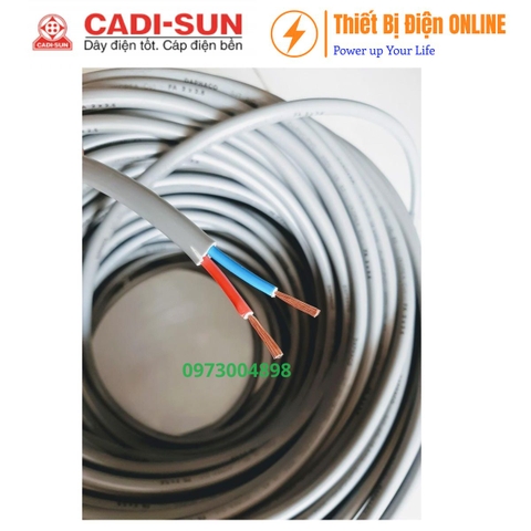 Cadisun VCTF 2x1,5mm2 cu/pvc/pvc Dây điện tròn mềm