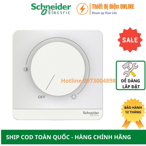 Chiết áp đèn Dimmer 250VA Schneider E8331RD250_WE AvatarON màu trắng