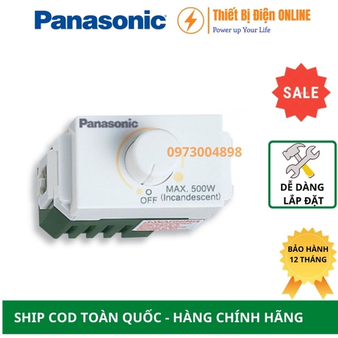 Chiết áp đèn Dimmer 500W Panasonic WEG575151SW Wide