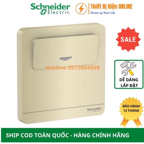 Công tắc chìa khóa thẻ từ Schneider E8331EKT_WG_G19 AvatarON Keycard màu vàng