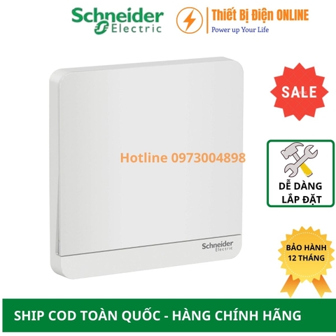Công tắc đơn 1 chiều Schneider E8331L1LED_WE_G19 AvatarON màu trắng