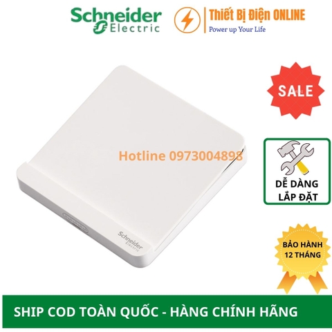 Công tắc đơn 2 chiều Schneider E8331L2LED_WE_G19 AvatarON màu trắng