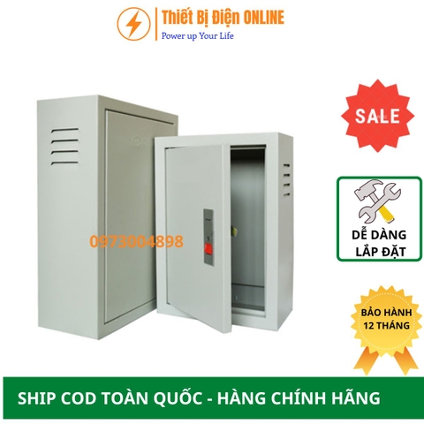 Tủ điện 800x600x300 sơn tĩnh điện loại trong nhà