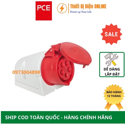 F115-6 PCE Ổ cắm công nghiệp gắn nổi 5P 16A IP44