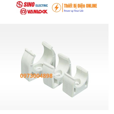 Kẹp đỡ ống PVC D16 SINO SP E280/16 MOUNTING CLIPS PIPE CONDUIT