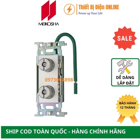 ME8502 Meikosha Ổ cắm đôi 3 chân 15A 125V 2P+E Receptacle