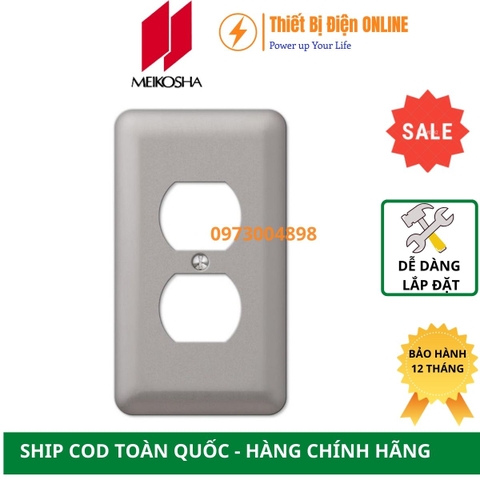 MF6705 Meikosha Mặt che kim loại thép Stainless steel Plate