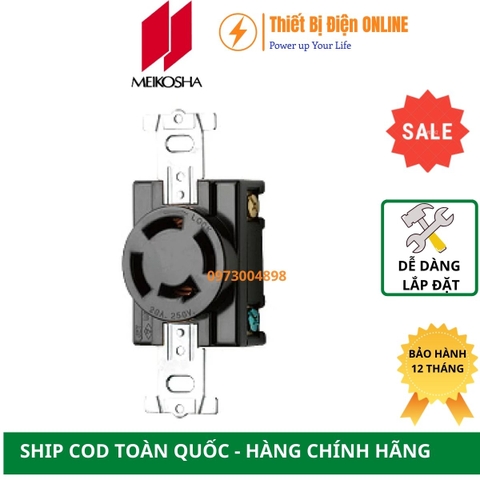 MH2876 Meikosha Ổ cắm 4 chân khóa 20A 250V 3P+E Locking socket