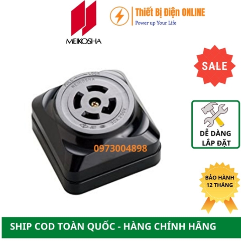 MH2890 Meikosha Ổ cắm 4 chân khóa 30A 250V 3P+E loại nổi Locking socket
