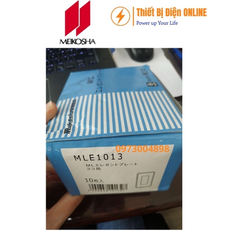 MLE1013 Meikosha Mặt chữ nhật nhựa 3 gang
