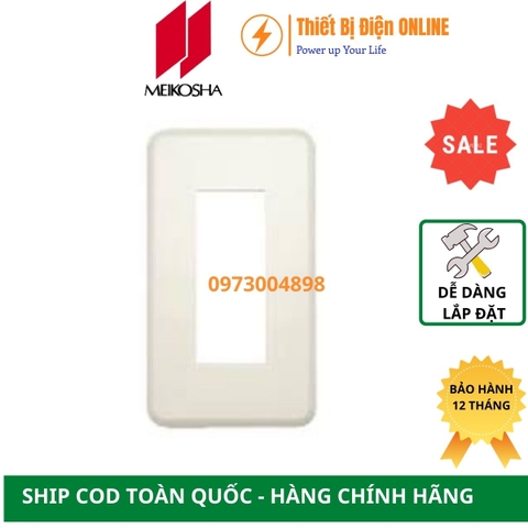 MLE1013 Meikosha Mặt chữ nhật nhựa 3 gang
