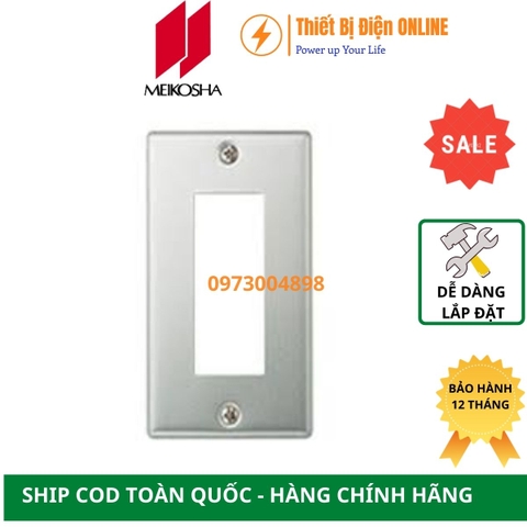 MLE1663 Meikosha Mặt đậy chữ nhật kim loại Stainless steel Plate
