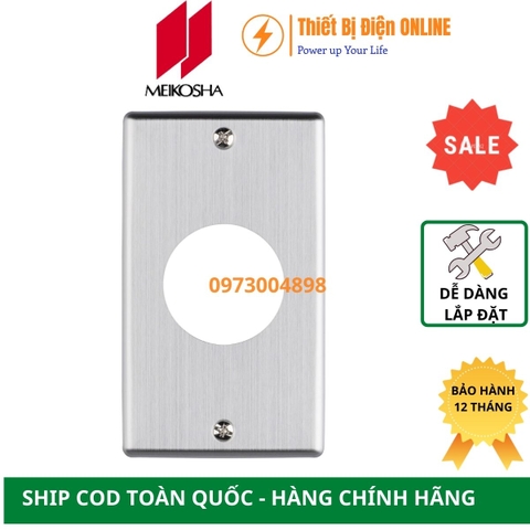 MLE1770 Meikosha Mặt tròn kim loại thép Stainless steel Plate 1 gang