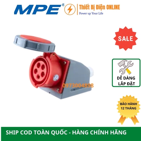 MPN-1252 MPE Ổ cắm công nghiệp 5P 32A IP67 gắn nổi