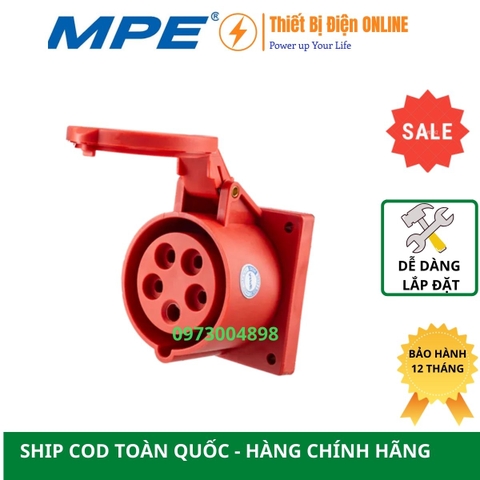MPN-325 MPE Ổ cắm công nghiệp 5P 32A IP44 loại âm