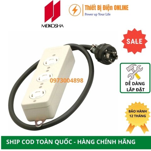 MR2934 Meikosha Ổ cắm có dây kéo dài 4P 20A 250VAC