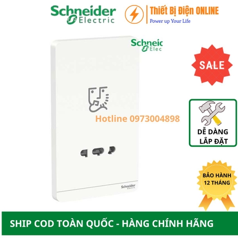 Ổ cắm dao cạo râu Schneider E83T727V_WE_G19 AvatarON màu trắng