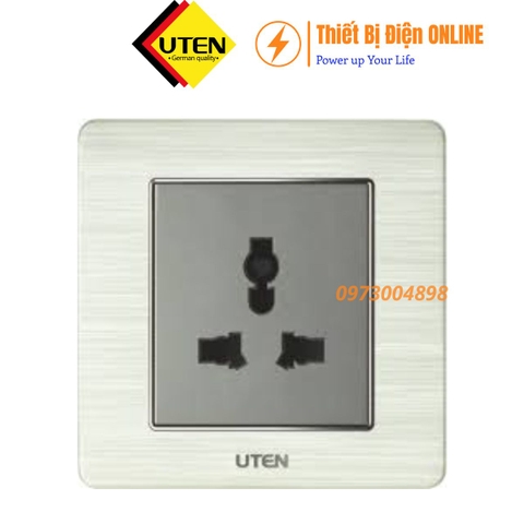 Ổ cắm đơn 3 chấu đa năng V6 UTEN V6.0GZ13/N